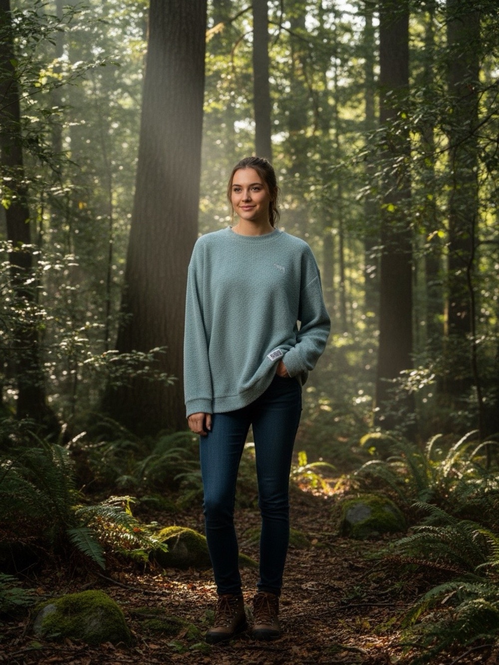 Victoria's Secret PINK Stadium Mint Green Mock Neck Terry Cloth Pullover